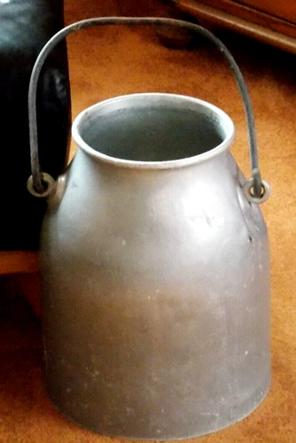 Antik milch kanne alu - milch,