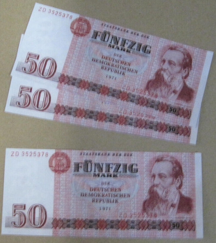 Ddr mark geldscheine - ddr,