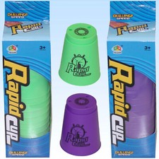 24 Stapelbecher grün lila