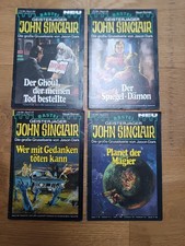 John Sinclair Roman-Hefte, 1. Auflage, Nr. 157-158-310-329 Zustand Z1
