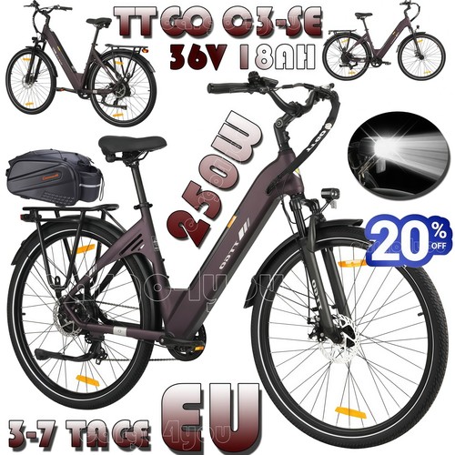 Ttgo 250w elektrofahrrad - c3-se,