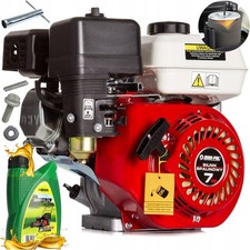 7 PS OHV Benzinmotor Kartmotor Standmotor 4-Takt Industriemotor 19 mm Welle + Öl