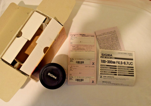 Sigma zoom 100 300mm 6 - zoom, 100-300mm