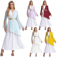Damen Kleid Maxi Oga Ancient Maxikleid Griechenland Outfit Antike Robes Party