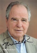 Friedrich von Thun, Original, alte Autogrammk., u.a. "Das Erbe der Guldenburgs"