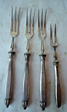 Besteck 4 Gabeln antik 3 x