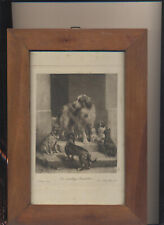 C. Reichert pinx.   „Ein mächtiger Beschützer“,  No 69, F. Löwy, Wien 1899