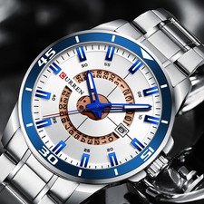 Mode Herren Edelstahl Uhren