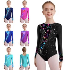 DE Mädchen Turnanzug Langarm
