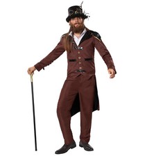 Kostüm Herren Steampunk Graf Gothic viktorianisch Retro Rokoko Fasching Karneval