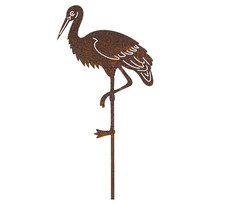 Storch am Stab Stecker