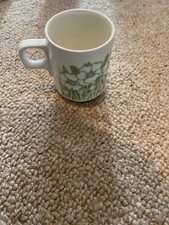 Hornsea Keramik England Fleur kleine Kaffee Tee Tasse 70er Jahre Sammlerstück