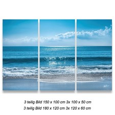 Leinwand Bild Strand Blaues