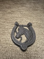 Türklopfer Pferd Glückshufeisen Western Farm Ranch rustikal Gusseisen