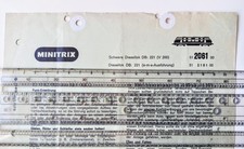 Betriebsanleitung  MINITRIX  51-2061-00, 51-2161-00   2 Dieselloks 221