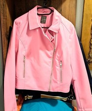 Barbierosa ! tolle Biker Style Kunstleder Jacke - L 40-42 - neu