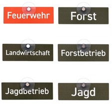 Jagdschild fürs Auto mit