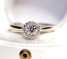 Kissing diamonds vintage ring - vintage,