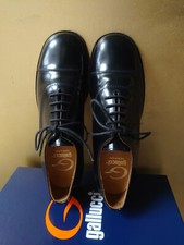GALUCCI Captoe Oxford Leder Schnür- Halbschuhe elegant EU 36 schwarz poliert