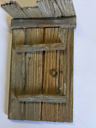 Alte holztüre aus - alte, echtholz