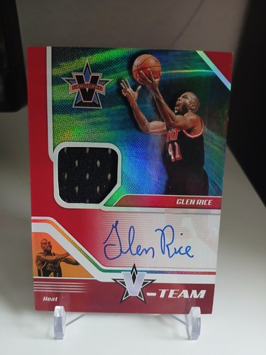 Glen rice card - on-card, jersey