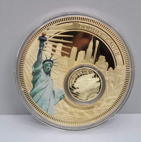 Inlay prägung gold - gold, medaille
