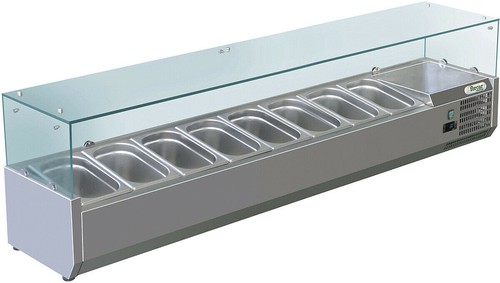 Gastro kühlaufsatzvitrine x - 8,