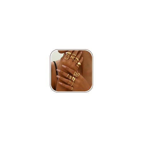 Damen ringe gold chunky - ringe,