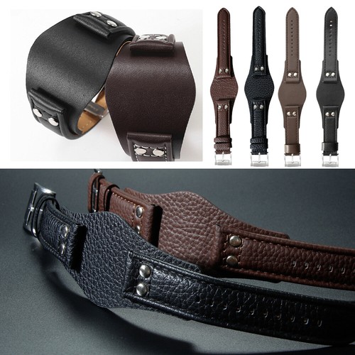 Echtleder uhrenarmband - echtleder,