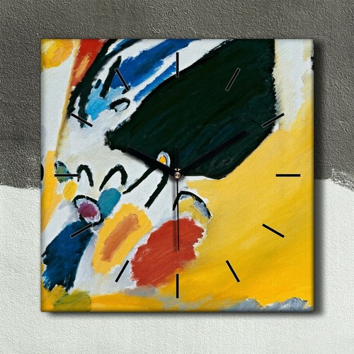 Wandkunst leinwand bild uhr - bild,