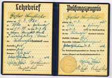 Lehrbrief Prüfungszeugnis