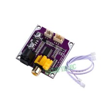 Optical Fiber Coaxial DAC Digital Audio Decoder Board D/A Converter 24-bit 192K