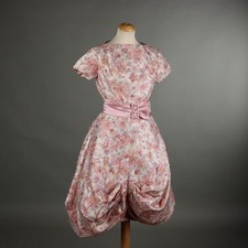 Vintage Kleid aus Seide mit