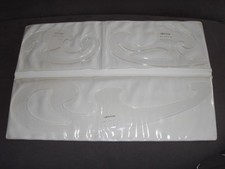 Rotring Kurvenschablonen Burmester Kurven 3 teilig 8531 A, B, u. C siehe Bilder