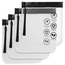 4 Pcs Clear TSA Approved