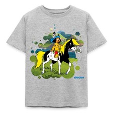 Yakari Reitet Aus Auf Pferd