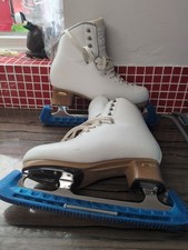 Jackson Elle Schlittschuhe Eiskunstlauf Schlittschuhe Jackson Größe 7W UK Größe 5 Mirage Blades