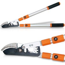 Getriebe Astschere 70 cm Teleskopstiel Baum Garten Amboss Schere Ast Schneider