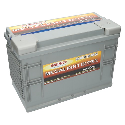 Agm batterie megalight 12v - batterie,