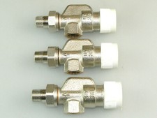3 x OVENTROP AV9 THERMOSTATVENTIL 3/8" AXIAL HEIZKÖRPERVENTIL HEIZKÖRPER 1183903