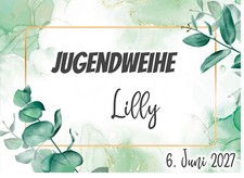 Jugendweihe Tortenaufleger