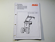 Ersatzteilliste Hako Profi Variette (3627) Kawasaki Motor FA210D Hausdruckerei
