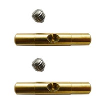 2x Mitnehmerstift aus Messing inkl Schraube für Grundgerät neu Solia M10 M20 M30
