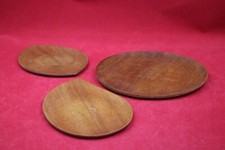 Holz Brettchen Blatt 3er Set