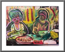 Pop Art ÖL/Acryl/Foto Malerei