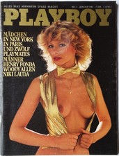 Playboy 1/1982 Henry Fonda, Woody Allen, Brooke Shields, Vikkie La Motta