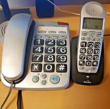 Big Button Combo 2 für  Senioren große Tasten Sehbehinderte  Telefon  Mobilteil