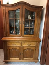 Vitrine eiche rustikal - vitrine,