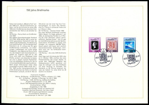 Ddr erinnerungsblatt 1990 - ddr, 1990/17