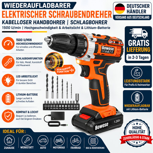Akku bohrschrauber 12v - akku,